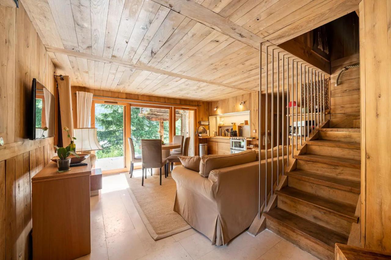 Chalet Ananda Avec Sauna, Baignoire Balneo Et Terrasse Chamonix Exterior photo